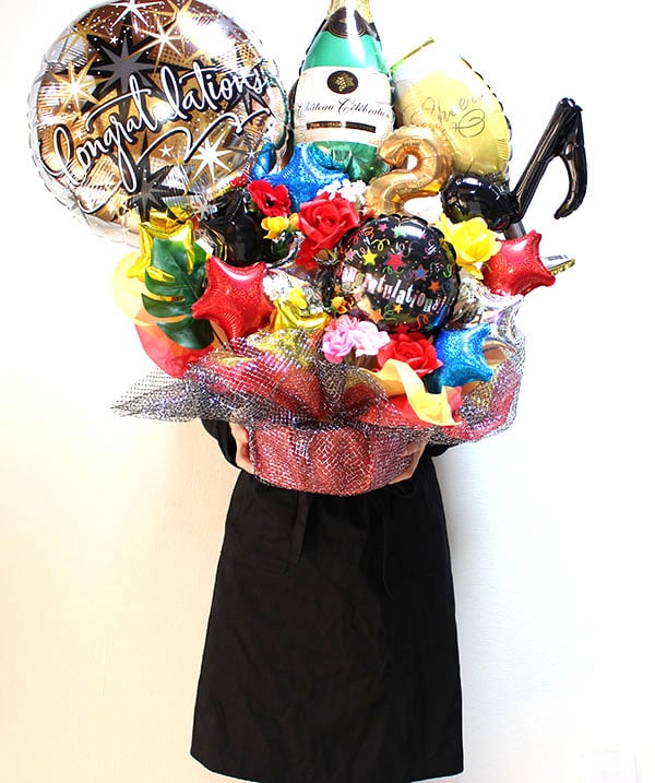 大きな卓上型バルーン電報