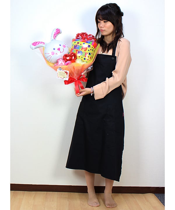 中型の抱えるタイプのバルーン電報