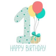 一歳の誕生日 バルーン電報 ギフト